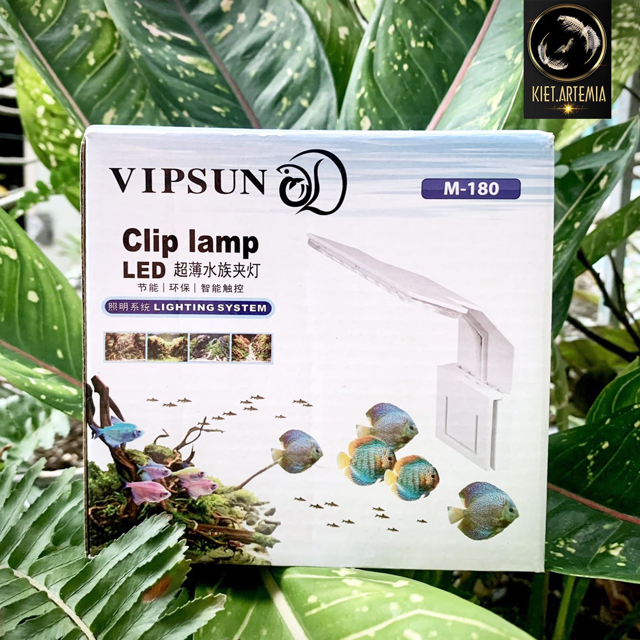 Đèn led kẹp hồ cá dùng cho hồ cá thủy sinh