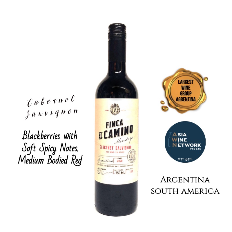 🏅Red Wine Finca El Camino Cabernet Sauvignon 2022, Argentina