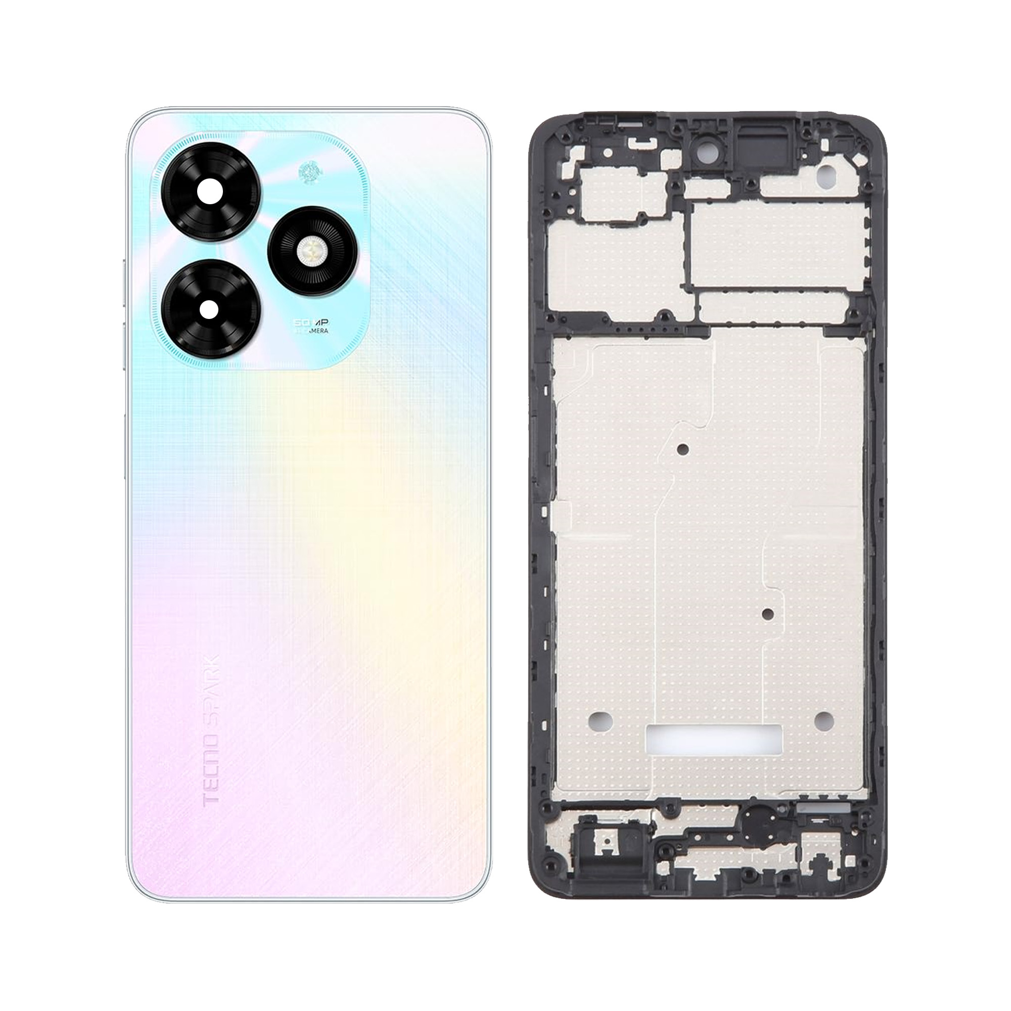 Tecno%20Spark%2020c%20Rear%20Complete%20Body%20Casing%20Housing%20Replacement%20For%20Spark%2020c%20-%20White%20-%20Image%202
