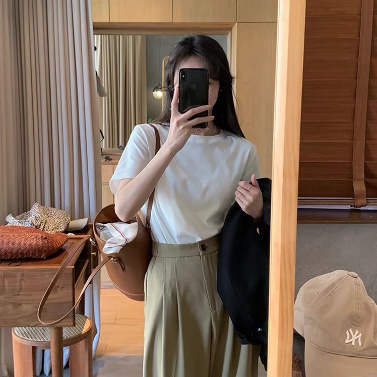 Áo Thun Nữ Basic Nhiều Màu - Tharo Clothing