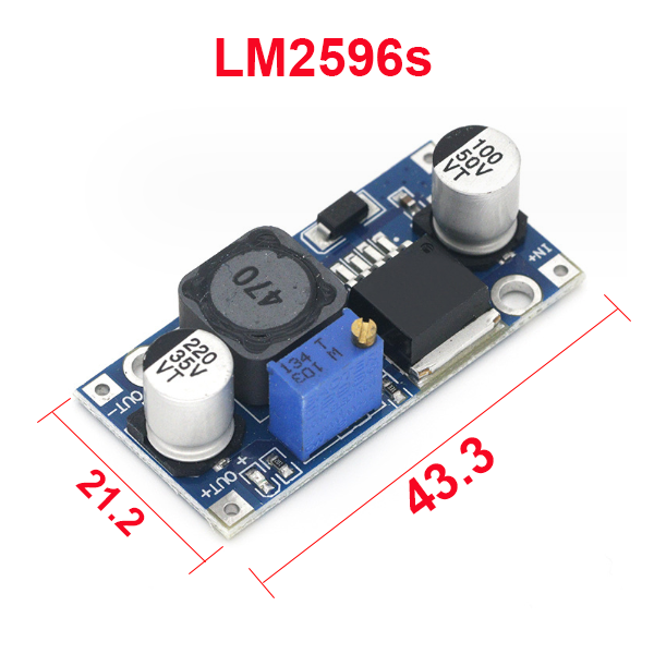Mạch nguồn giảm áp, hạ áp 3a lm2596s dc-dc