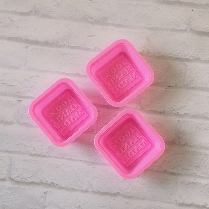 Jacky 1Pc Silicone Square Handmade Soap Mold DIY Cold Soap Making Tools Cake Mold
