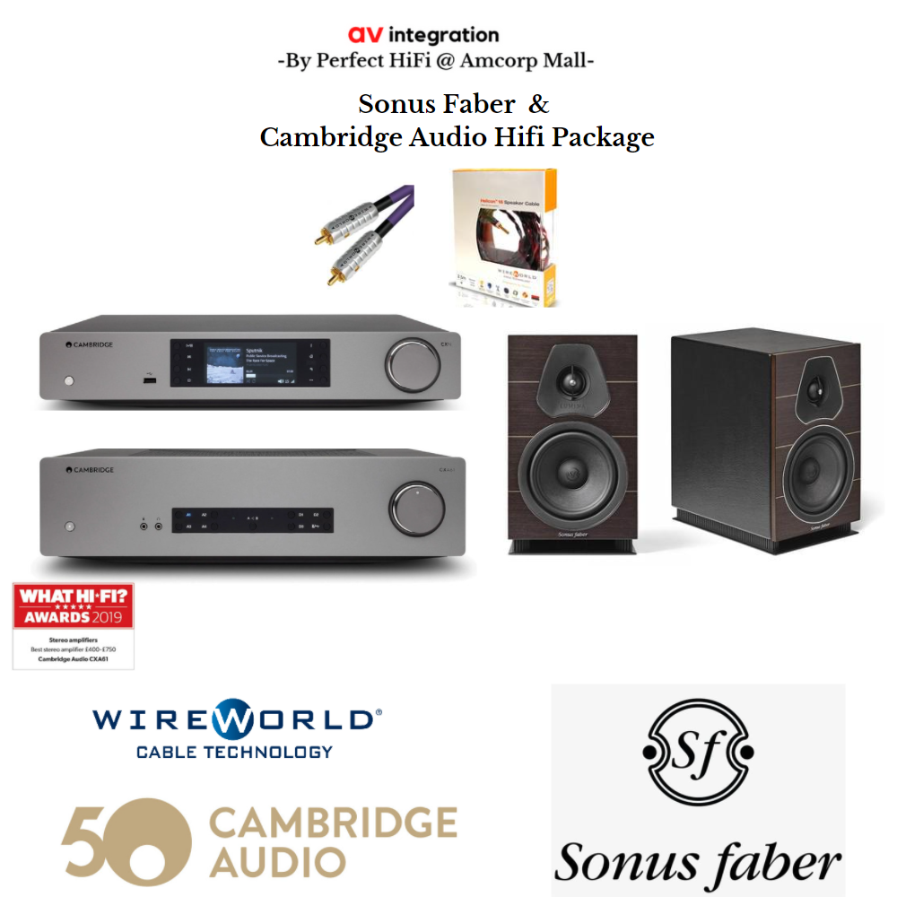Hifi System package With Sonus Faber + Cambridge Audio + Wireworld Lazada