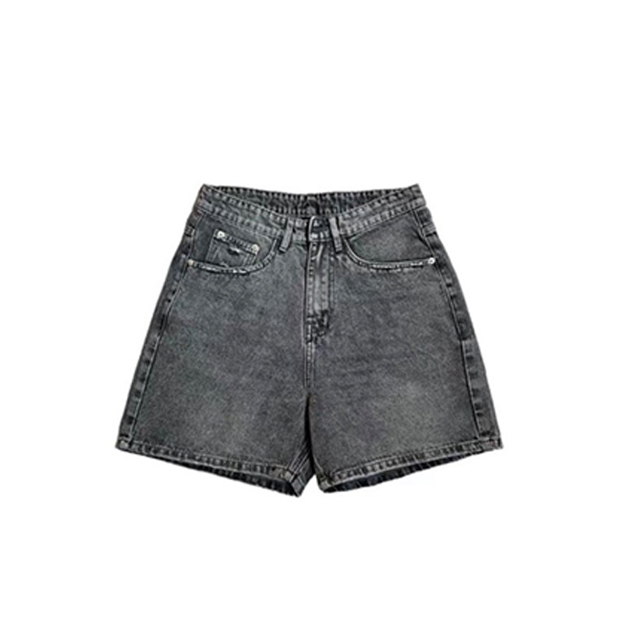 Quần Short đùi Bò Jean Nam Trắng Đen Retro Wash Co Giãn Avocado, Quần Sooc bò trơn và rách thời trang form TRÊN GỐI