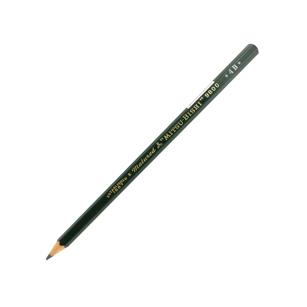 Bút Chì Gỗ Uni Mitsubishi 9800 2B / 3B / 4B ( 1 cây)