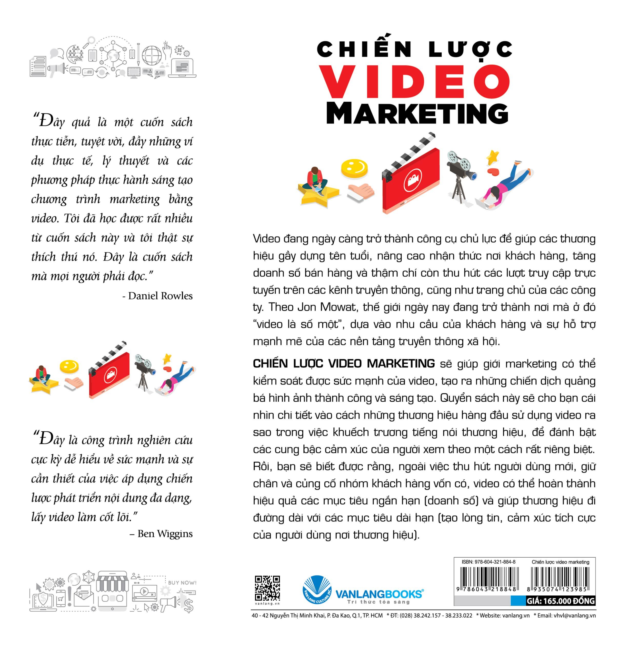 Sách - Chiến lược Video Marketing-Vanlangbooks