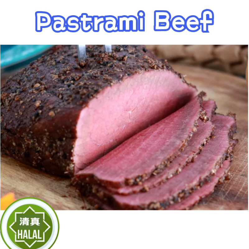 Halal Pastrami Beef Halal black pepper cold cut Beef tablets instant meal replacement spicy
