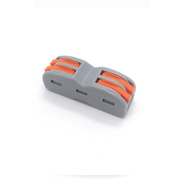 5 chiếc cút nối dây điện nhanh pct 2-2 , kv774 2-2,gp 2-2, cút nối nhanh 2 input đầu vào 2 đầu ra