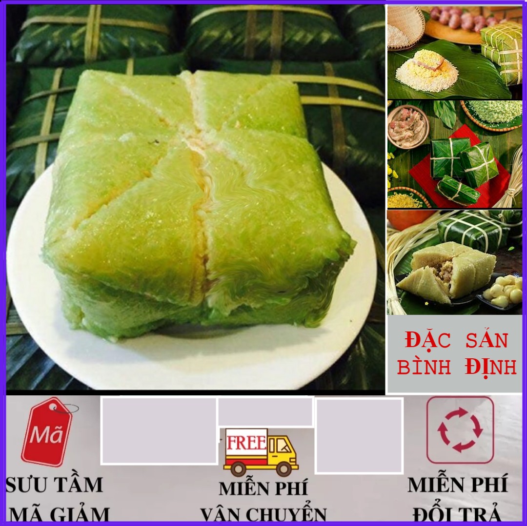 5 CÁI BÁNH CHƯNG CÔ TƯ ĐẶC SẢN BÌNH ĐỊNH (1 CÁI 400gram)