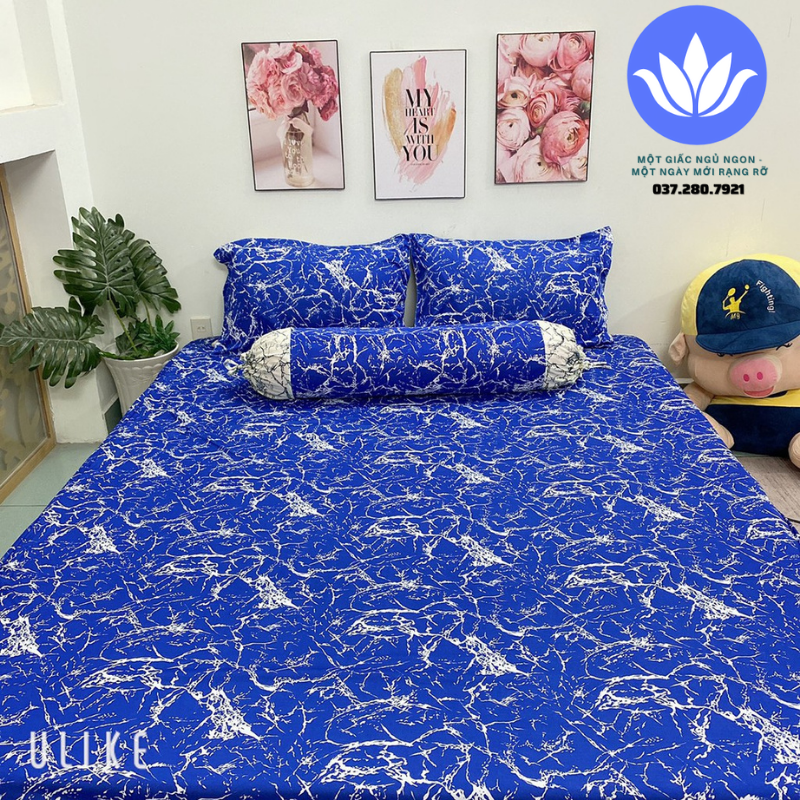 Drap Ga Giường Lẻ thun lạnh HQ đủ size ( không áo gối - GIÁ XƯỞNG ) size nệm 3 -25cm