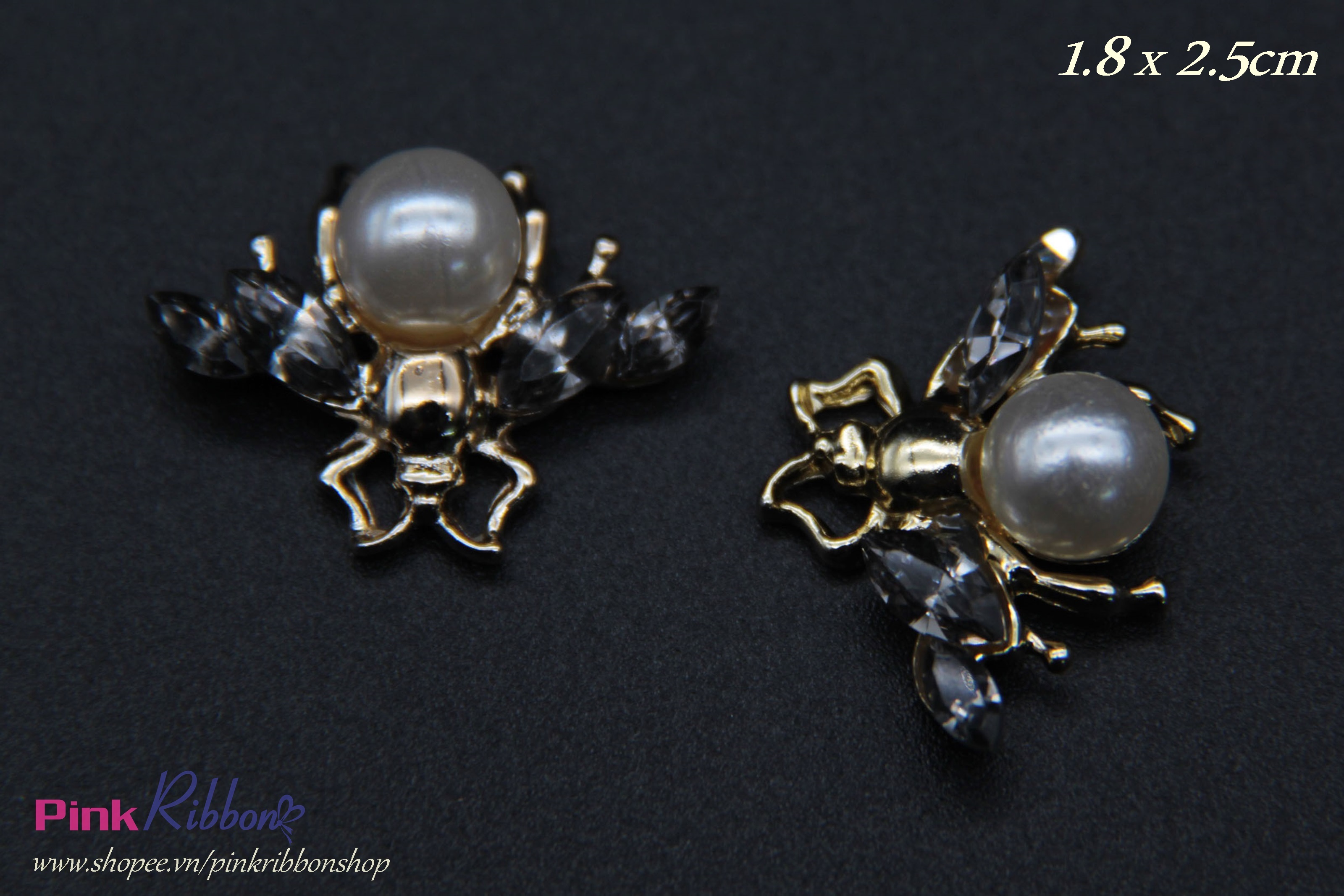 Charm bọ rùa đá ghi/xanh