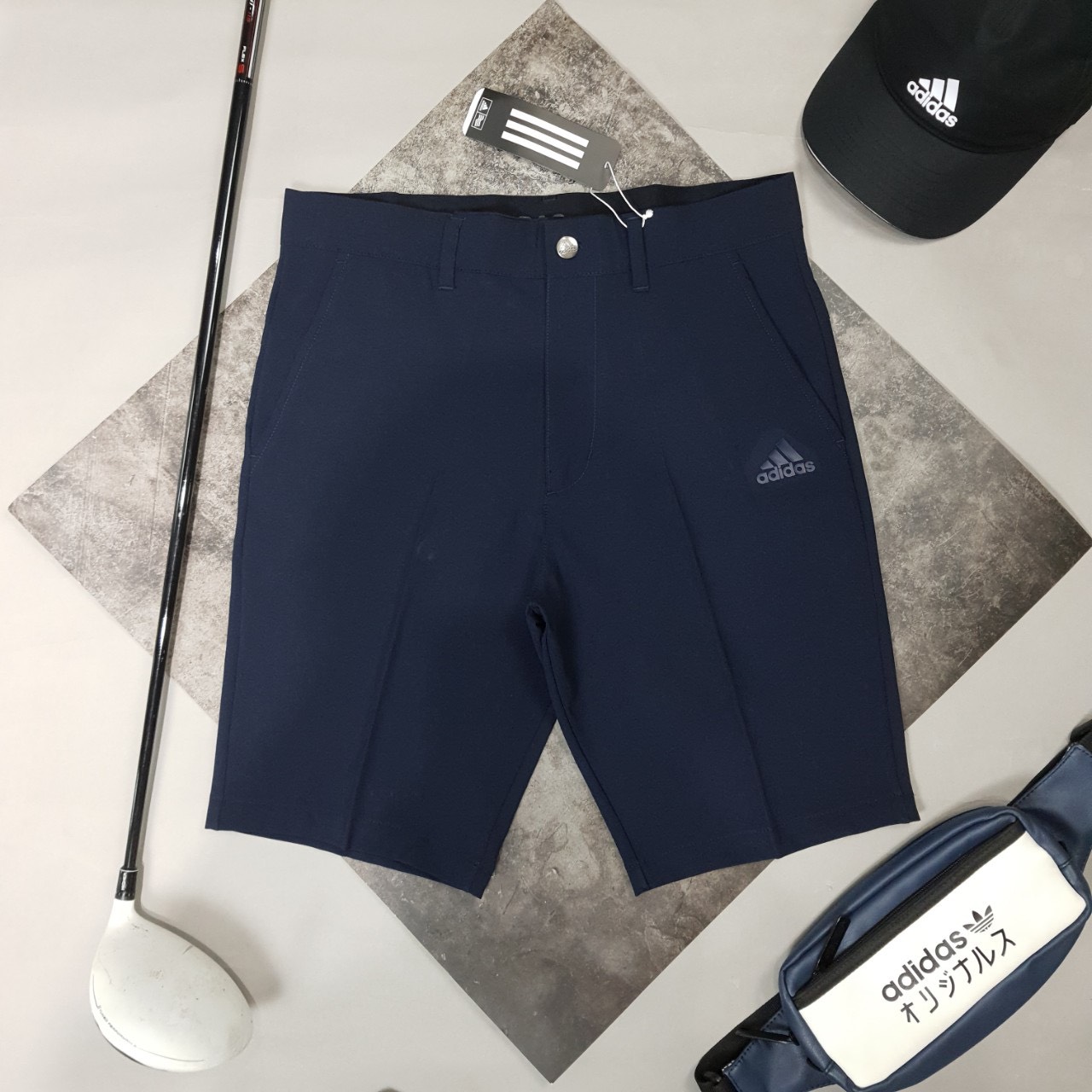 QUẦN SHORT GOLF ADIDAS CO GIÃN 4 CHIỀU VẢI MỊN (ảnh thật)
