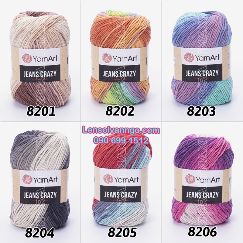 Len YarnArt JEANS CRAZY Thổ Nhĩ Kỳ