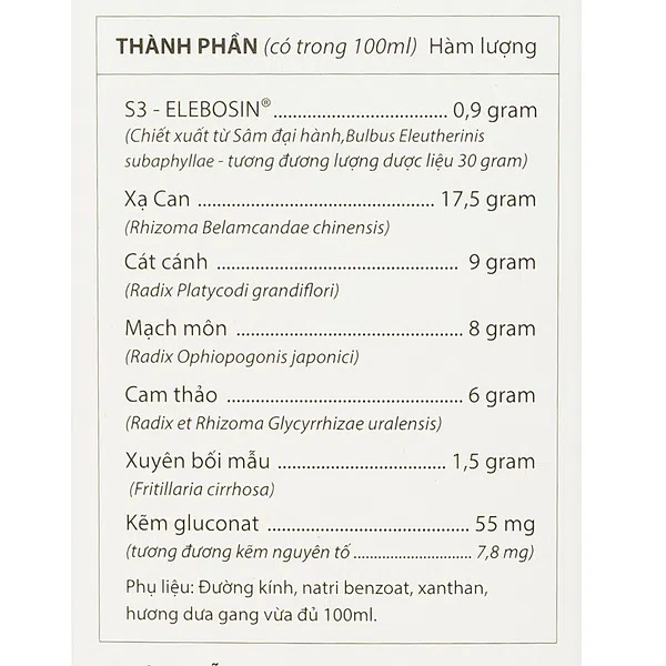 Siro Ho Heviho 100Ml Giúp Giảm Ho, Long Đờm