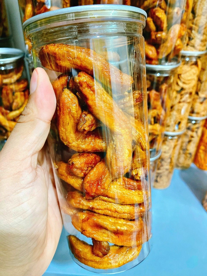 Chuối sấy dẻo Đà Lạt - lon 500 gr -Đảm bảo chất lượng