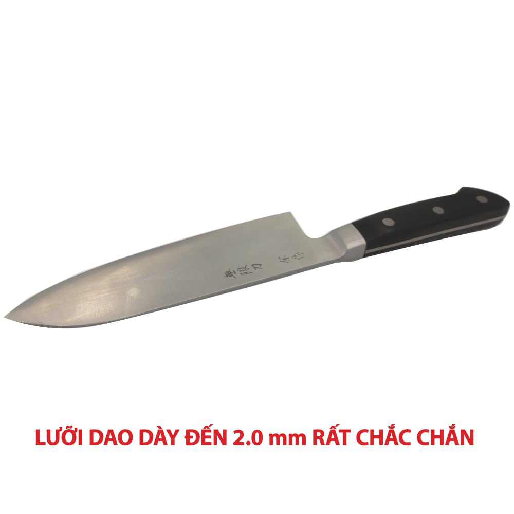 Dao bếp cỡ trung cao cấp Super Chef lưỡi 16.5cm Tiêu chuẩn Nhật Bản Dao-D