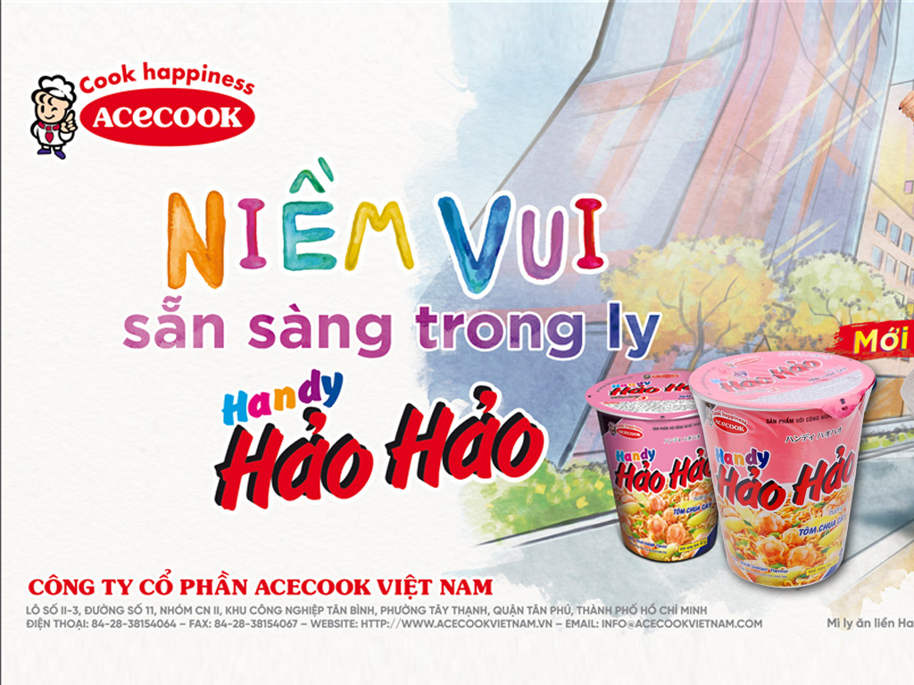 Mì Handy Hảo Hảo Tôm Chua Cay Ly 67g