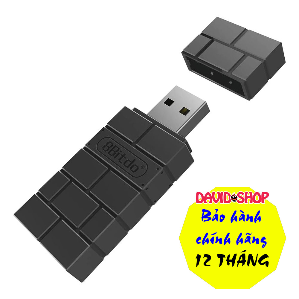 [HCM]8Bitdo Wireless USB Adapter kết nối nhiều loại tay cầm cho Nintendo Switch PC Android MacOS