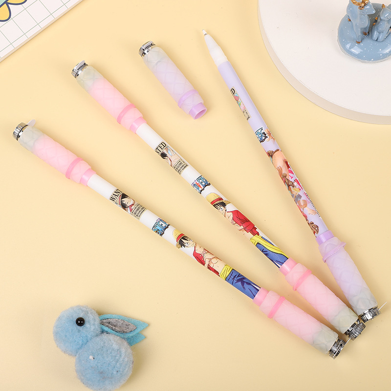 Battery Powered LED Light Up Rotating Pen Rolling Finger Rotating Pen Anti Slip Coating Spinning Pen