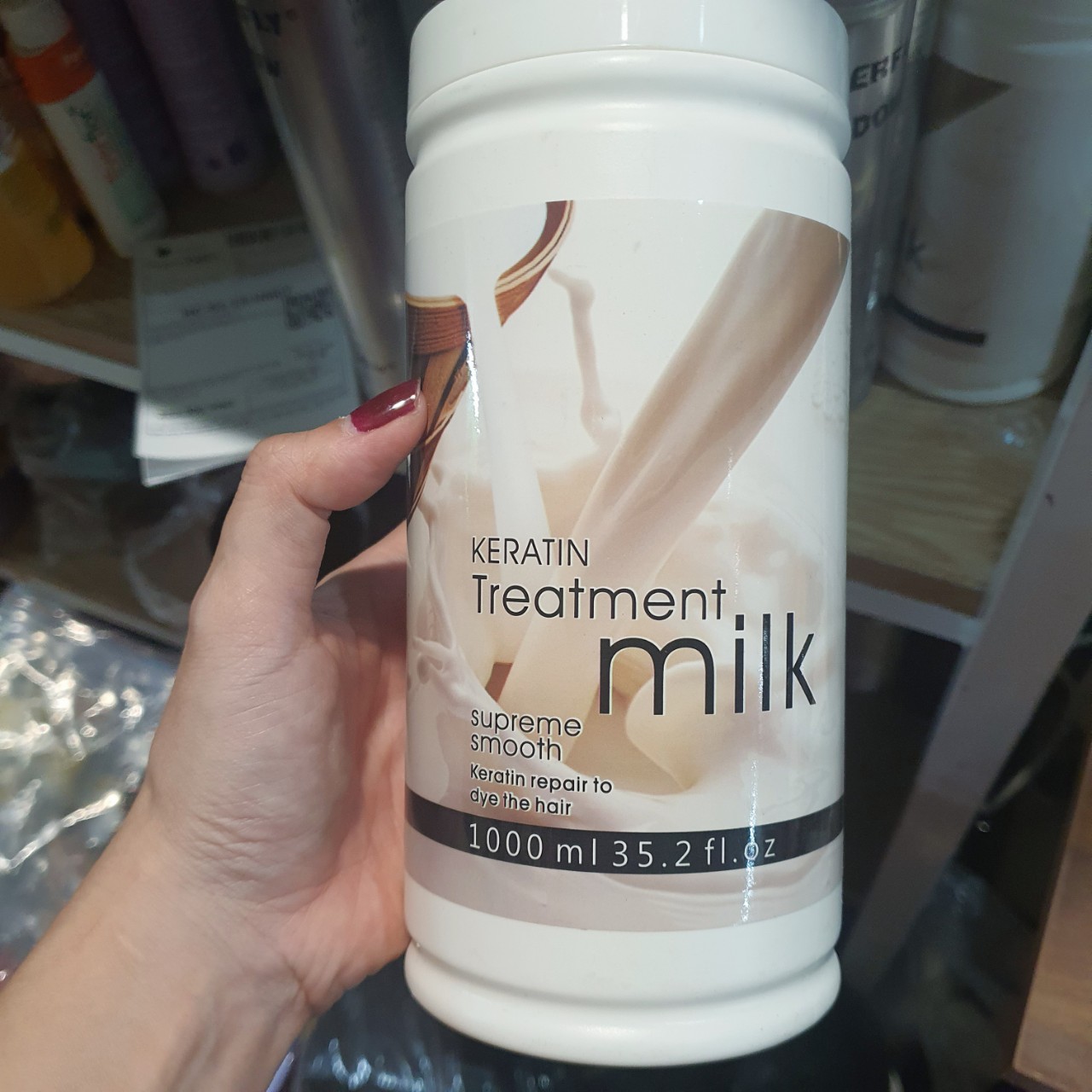 Dầu xả , dầu hấp karatin milk 1000ml , dưỡng tóc , cấp ẩm , phục hồi khô sơ , ...