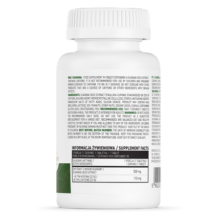 OstroVit Guarana 90 tablets