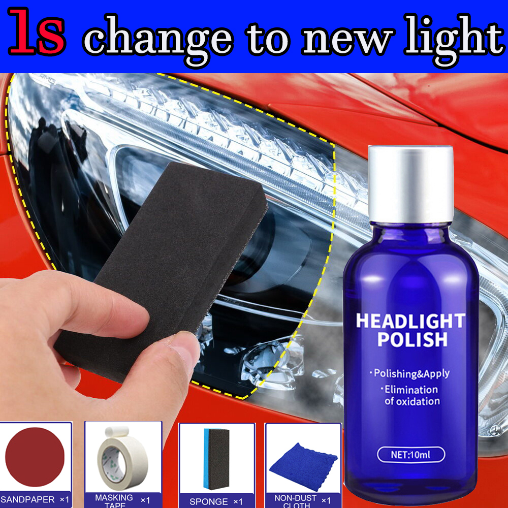 Car headlight repair fluid Refurbishment and repair to solve problems