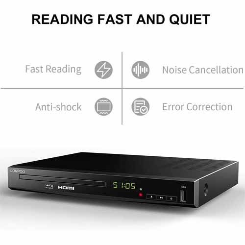 Lonpoo LP-100 HD Blu-Ray Disc Player WITH 1 YEAR WARRANTY | Lazada