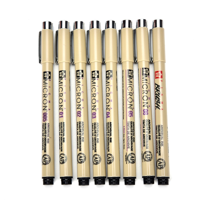 8PCS%20Sakura%20Pigma%20Micron%20Fine%20Line%20Pen%20Art%20Supplies%20005%2001%2002%2003%2004%2005%2008%20BRUSH%20-%20Image%209