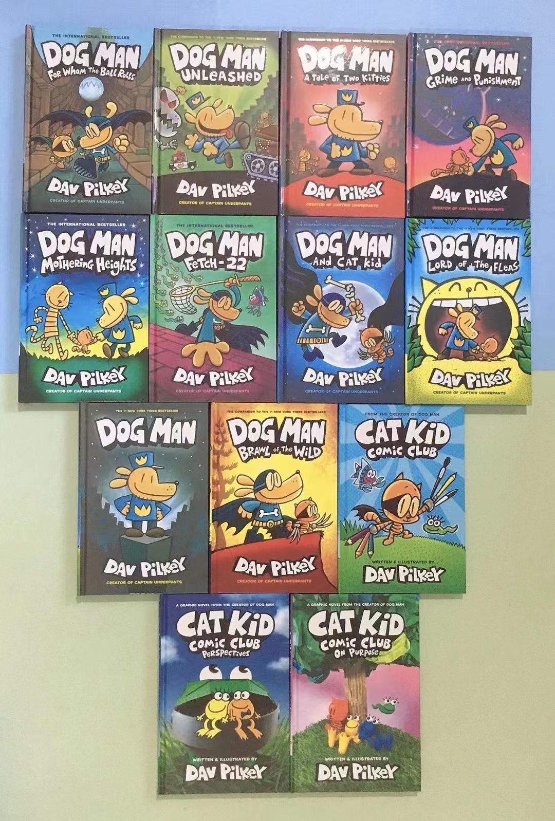 Dog Man Books by Dav Pilkey (Dogman Collection) Hard Cover-Elobaby Lazada  Singapore