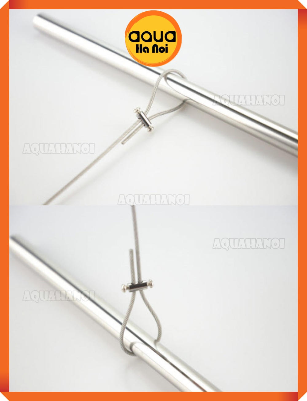 Ốc siết cáp đôi treo đèn bể cá tép/ hồ thủy sinh