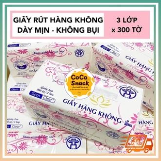 KHĂN GIẤY RÚT 300 TỜ x 3 LỚP