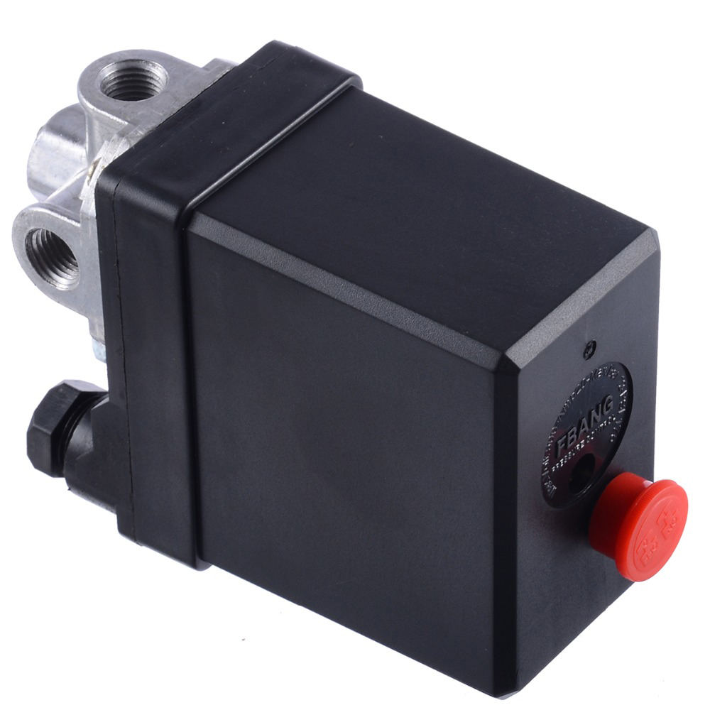 【TopazTrove】Heavy Duty Air Compressor Pressure Switch Control Valve 90 ...
