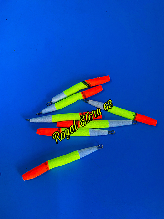 Phao mút 3 màu không lưỡi câu cá mini