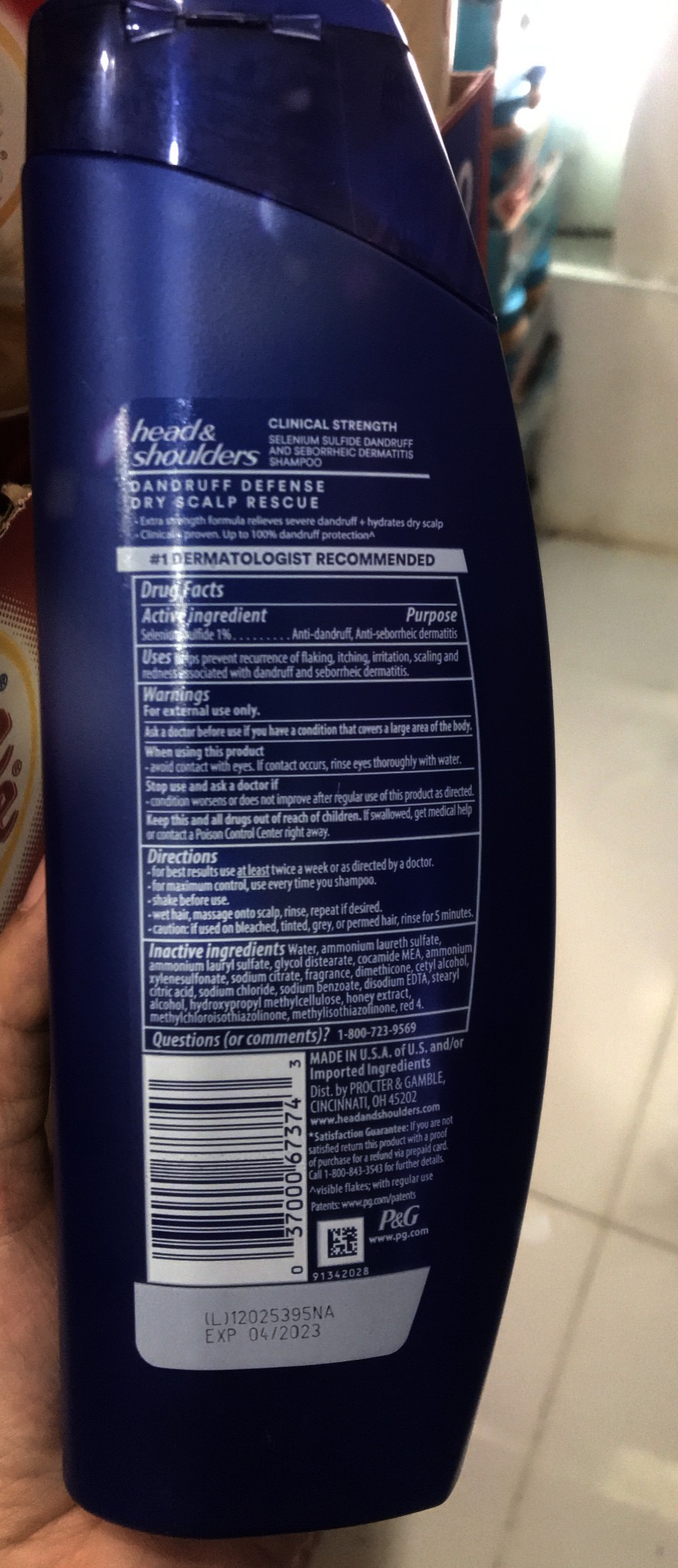 Dầu Gội Head & Shoulders 2 In 1 Clinical Strength 400ml