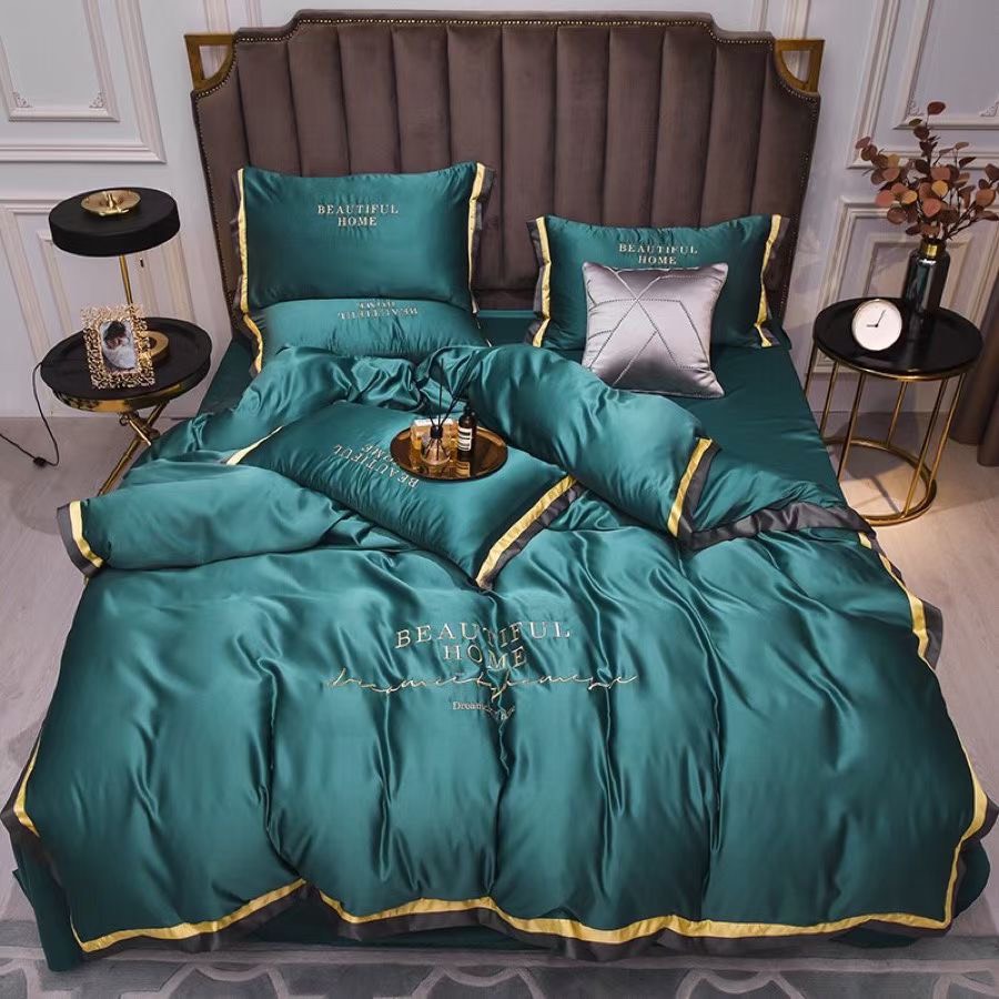 Set Chăn Ga Gối Phi Lụa Beauty Siêu Sang Chảnh Sale Sốc 🎈🎈