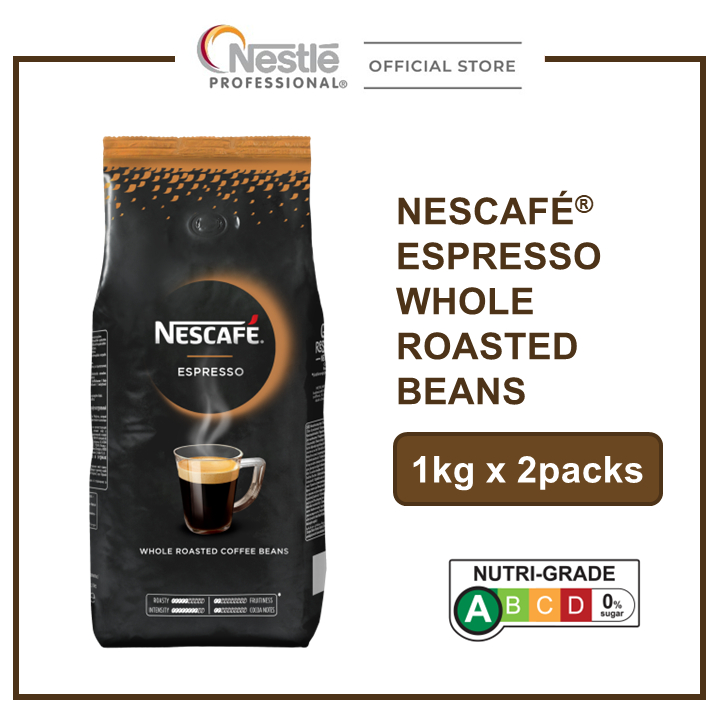 NESCAFÉ® Espresso Whole Roasted Beans 1kg Lazada Singapore