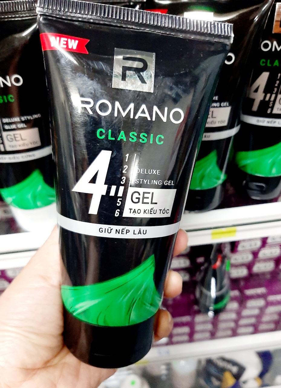 Gel tạo kiểu tóc romano giữ nếp lâu siêu cứng 150g