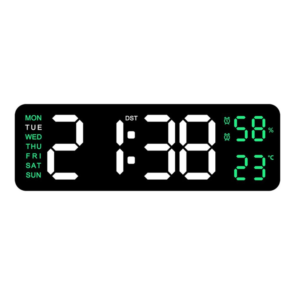 MIKIYO FASHION Multi-functional Electronic Wall Clock Temperature Wall ...