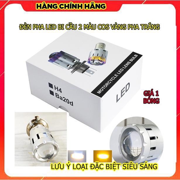 ĐÈN PHA LED  ( J ONE) BI CẦU 2 MÀU COS VÀNG PHA TRẮNG SIÊU SÁNG