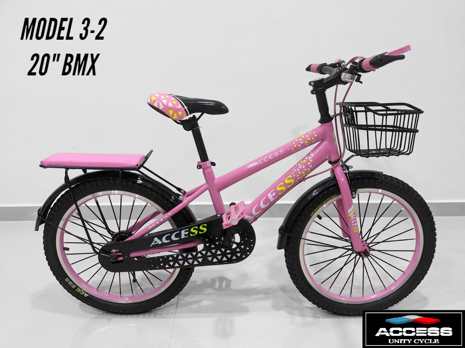 ACCESS BMX Kids Bicycle Model 3-2 MTB Blue Color. Available Sizes :12 Inch / 16 Inch / 20 Inch Bicycle Accessories. 
