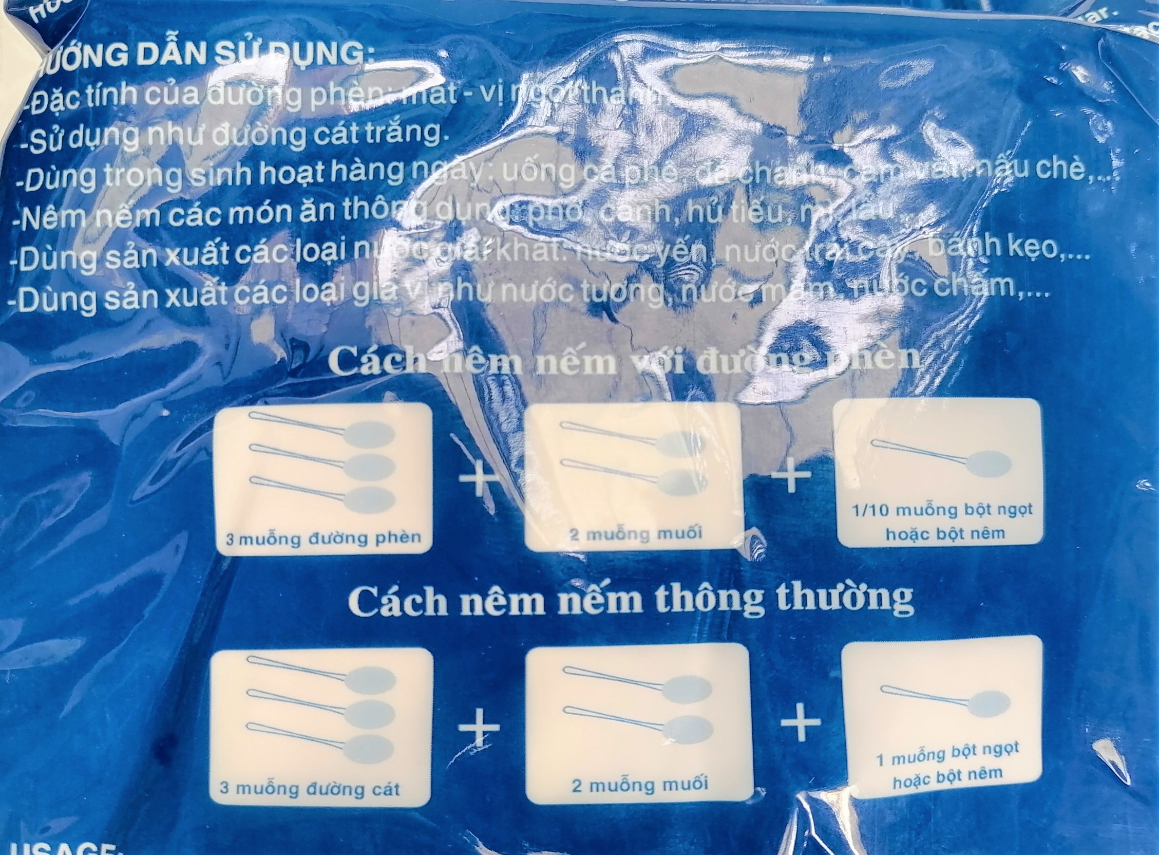 [Túi 1 Kg] ĐƯỜNG PHÈN BỘT [VN] ANH ĐĂNG Rock Sugar Powder