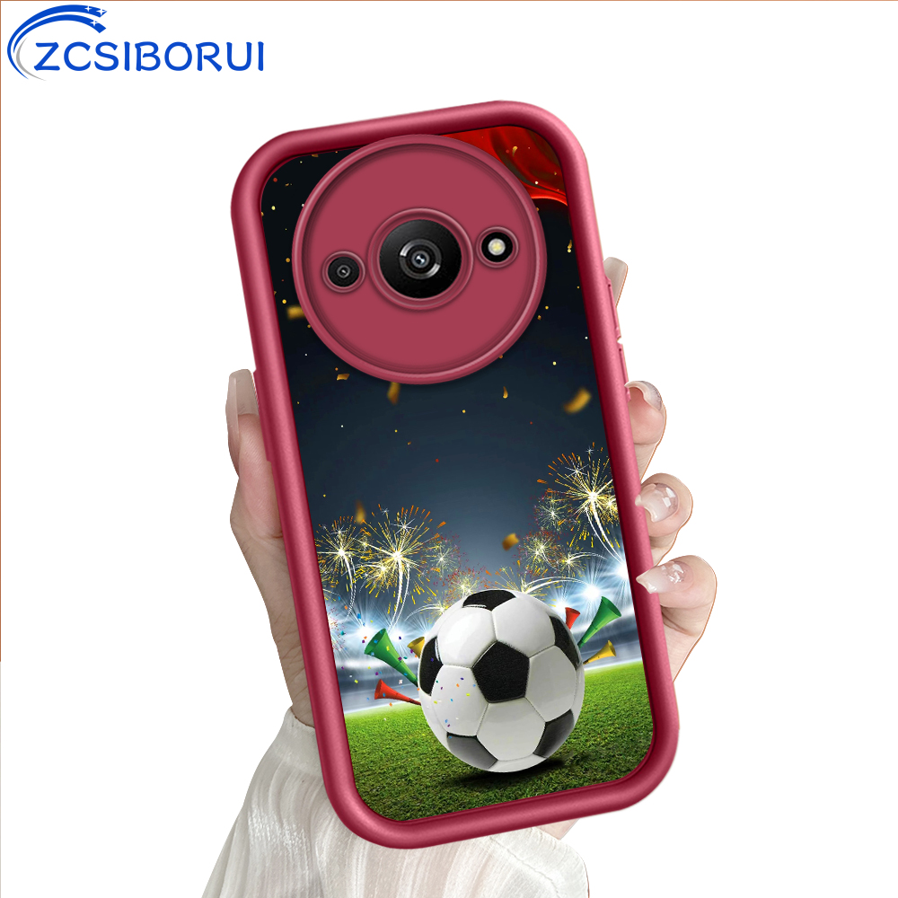 ZCSIBORUI%20for%20Redmi%20A3x%20A3%20Back%20Cover%20Football%20Cheering%20Pattern%20Soft%20Camera%20Protection%20Rubber%20Square%20Ladder%20Phone%20Case%20-%20Image%202