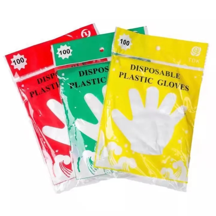 Bịch 100 Găng Tay Nilon Dùng 1 Lần Tiện Dụng