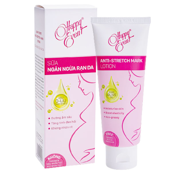 [HCM]Sữa chống rạn da Happy Event 100ml