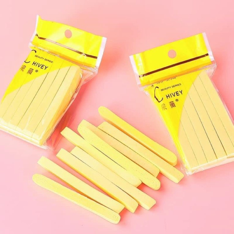 Bông nở rửa mặt Chivey - Bọt biển rửa mặt Chivey - Bịch 12 miếng