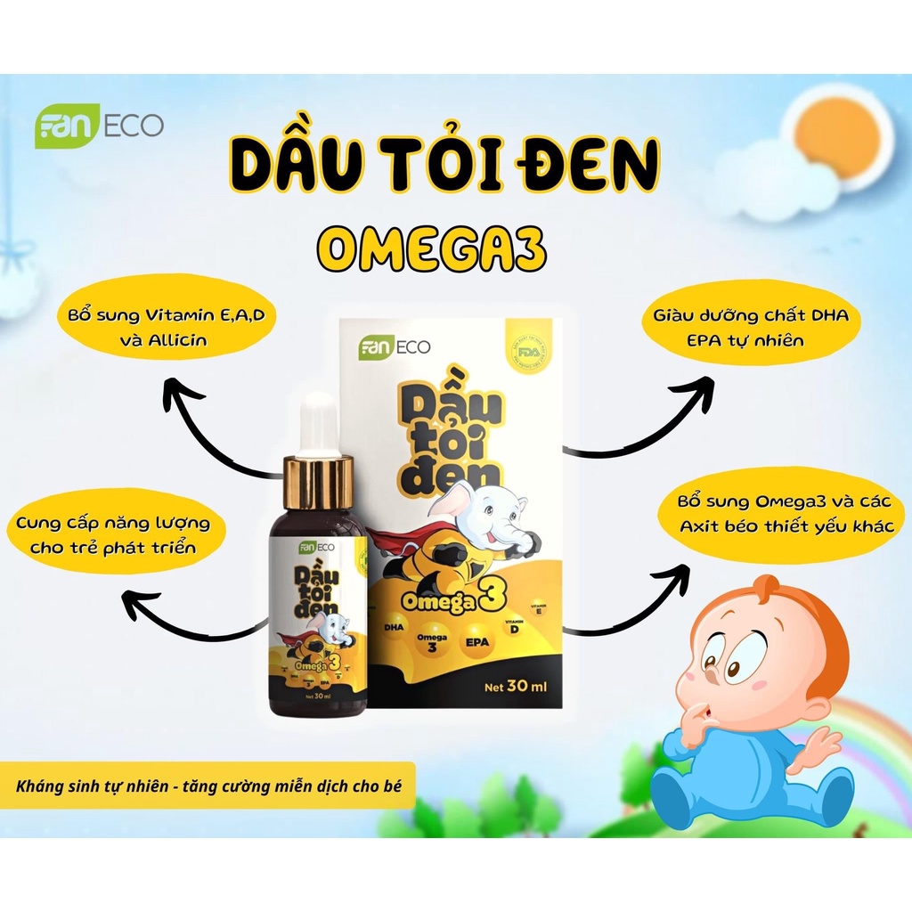 Dầu tỏi đen omega3