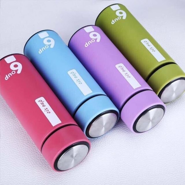 Bình nước giữ nhiệt Mini lõi thủy tinh 400ml