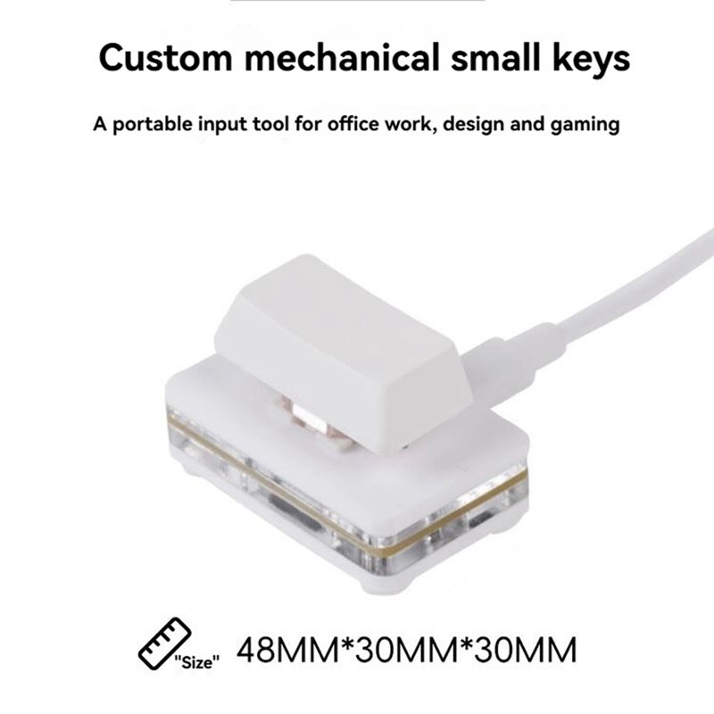 RGB Mechanical Red Switch Mini Keypad USB Custom Programmable Macro ...