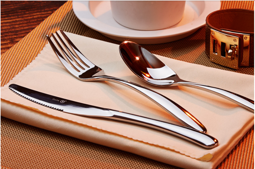 Bộ 6 cái muỗng nĩa dao inox 304 thương hiệu Costa Ý cao cấp bóng đẹp bền thumbnail