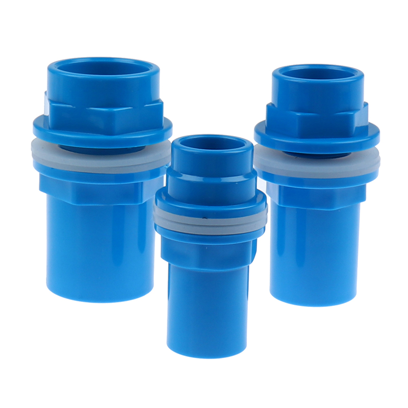 20-50mm PVC Pipe Connector Thicken Fish Tank Drainage Connector Garden Drain Pip GAOHANG. 